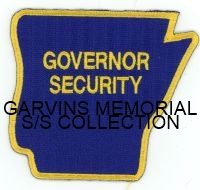 ARKANSAS,ARKANSAS STATE POLICE GOVERNOR SECURITY 1